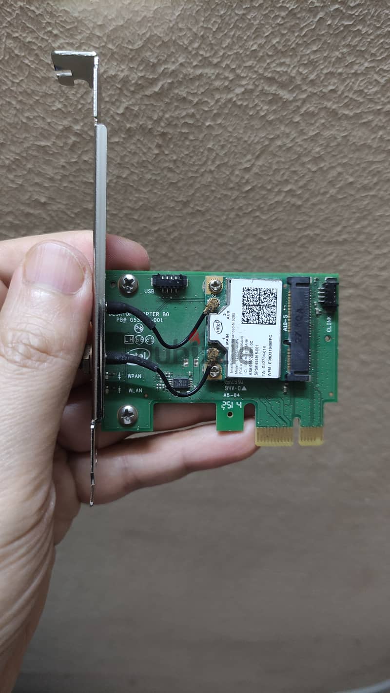 Intel Wifi adaptor Pci-E 300Mps قطعة واي فاي 0