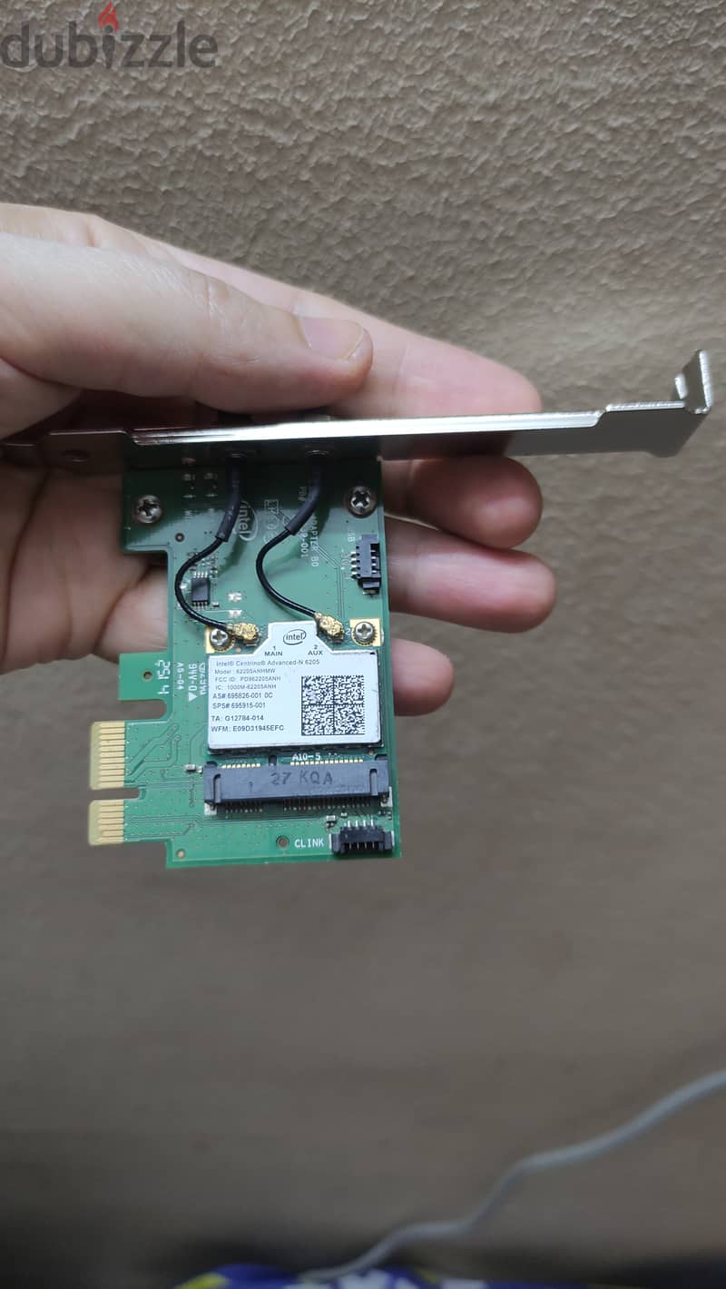 Intel Wifi adaptor Pci-E 300Mps قطعة واي فاي 3