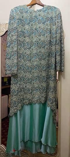 فستان جوبير فرنسي مطرز handmade