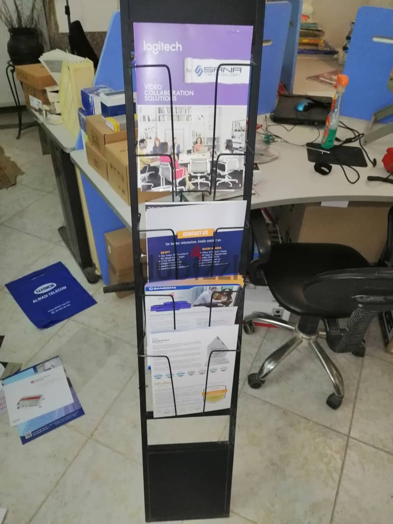 Magazine stand 5-layer information display rack 1