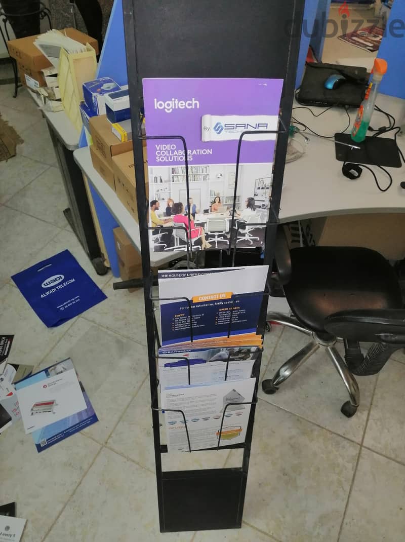 Magazine stand 5-layer information display rack 6