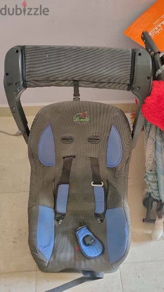 baby car seat used 1
