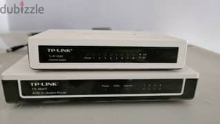 TP-Link Router + Switch 0