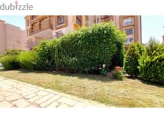 The largest ground floor apartment with a garden for sale in Madinaty, 298 square meters, in a prime location in B3