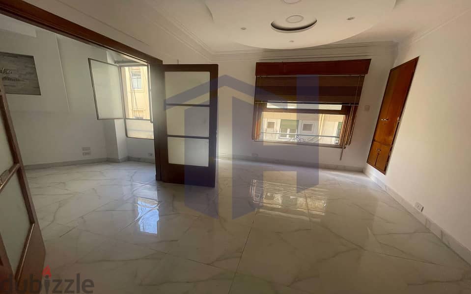 Administrative headquarters for rent, 130 sqm, Raml Station (off Fouad St. 2