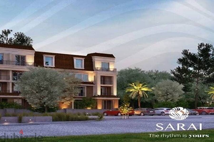 شقة بجاردن 206م 4غرف في  كمبوند سراي القاهرة الجديدة Sarai 15