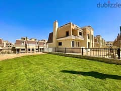 Villa for sale in Sarai Compound, New Cairo, directly next to Madinaty