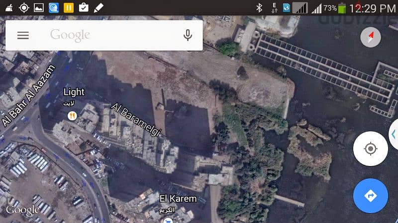 على النيل مباشرة مشاركه بهاكوبرى داخل النيل36م×3.5وبرطوم3×9مطعم كفتريا 15