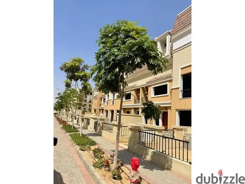 for sale s villa ready to move fully finished ultra super lux in sarai compound mostakbal city 1
