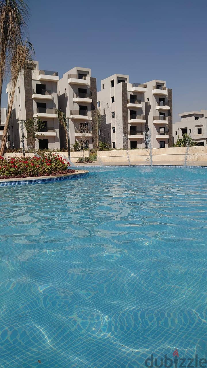 Ready to move apartment for sale pool view in | Sun Capital | 6th of October Arabia Holding in installments over 6 years on Pyramids View Directly 0