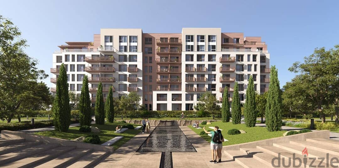 شقة للبيع 169 متر مقدم 475 الف اقساط علي 7 سنين في كموند اشجار سيتي في اكتوبر مرحلة جديدة جاردن جيت  Garden Gate - Ashgar City 2