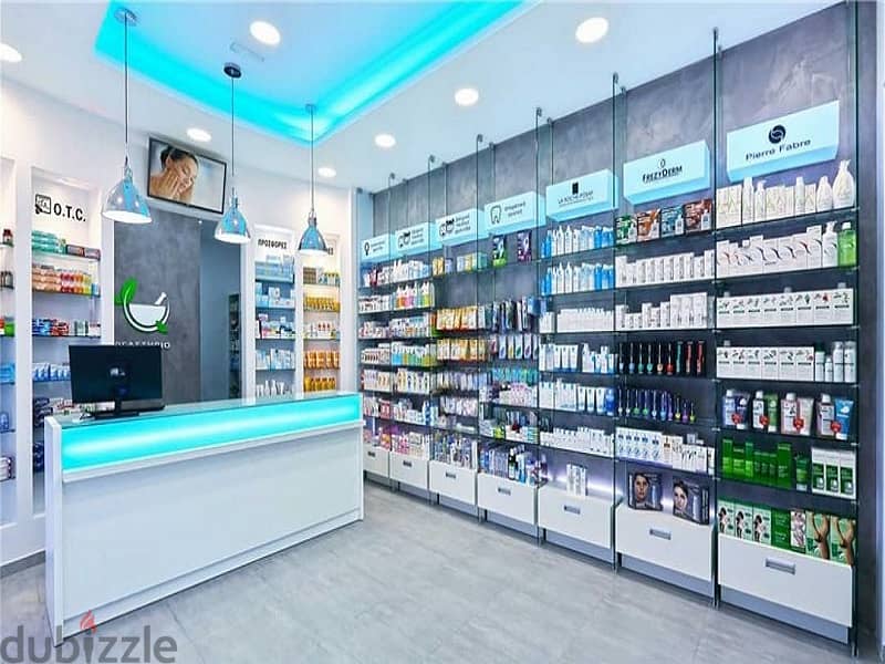 Pharmacy for sale in Central Banafseg Mall, next to a medical building, one minute from the northern 90th, installments over 7 years 14
