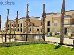 Villa with a private garden, in a prime location in Sarai Compound, with a 10% down payment over 8 years, an area of 198 sqm, a private garden of 192 0