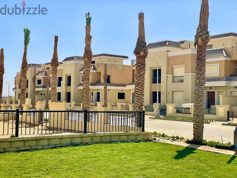 Villa with private garden in Sarai Compound, with a 10% down payment over 8 years, villa area 212 and private garden 114 3