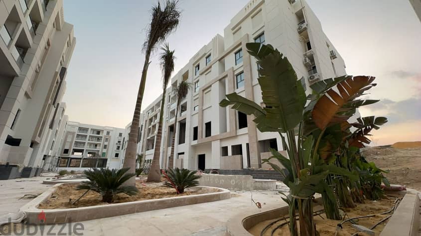 0% down payment and 3 years installments, studio 60 meters, finished, with air conditioners, next to Almaza City Center 11
