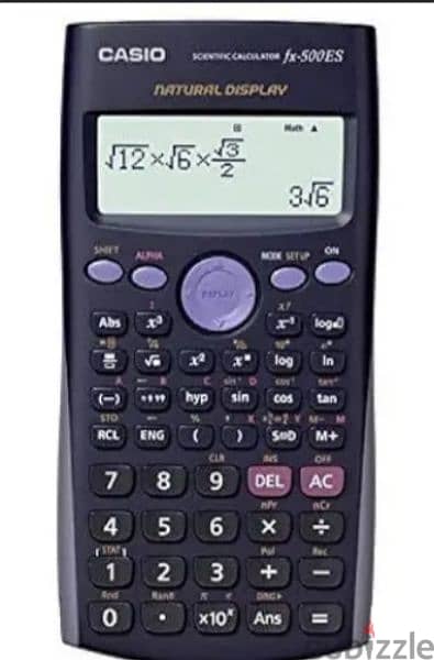 الة حاسبة علمية كاسيو أصلية  CASIO Fx500 ES 1