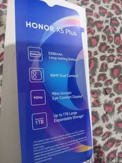 هونورX5 plus 0