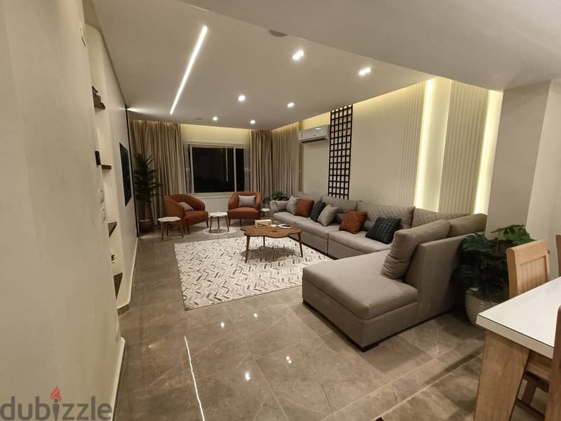 3-bedroom apartment for rent furnished in Dokki, Mossadak Street 2