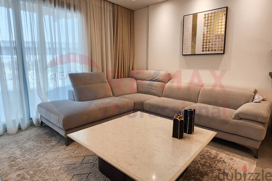 Own your finished apartment with open views inside a compound in Smouha 1