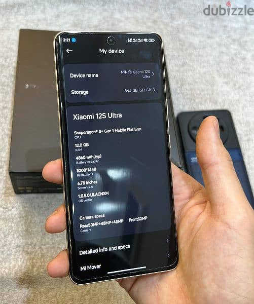 تبادل Xiaomi Mi 12S Ultra (512/12) 2