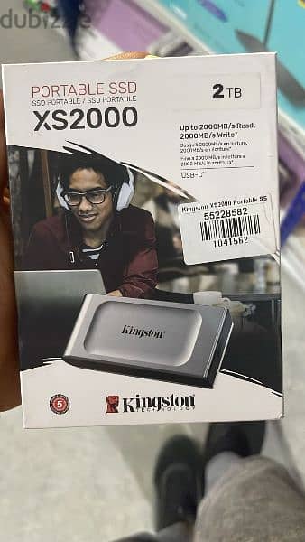 Kingston Xs2000 2Tb External Solid State Drive SSD 2