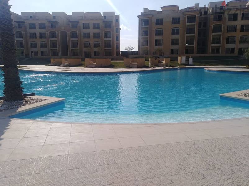 Apartment for sale with distinctive view 140m in Stone Park West Golf Compound with installments over 7 years 6
