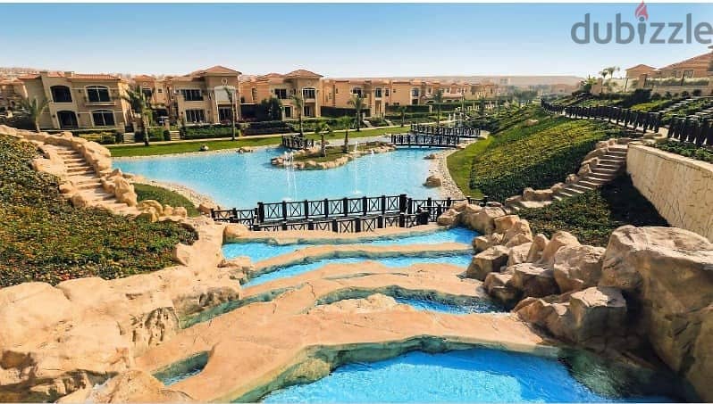 Apartment for sale with distinctive view 140m in Stone Park West Golf Compound with installments over 7 years 7