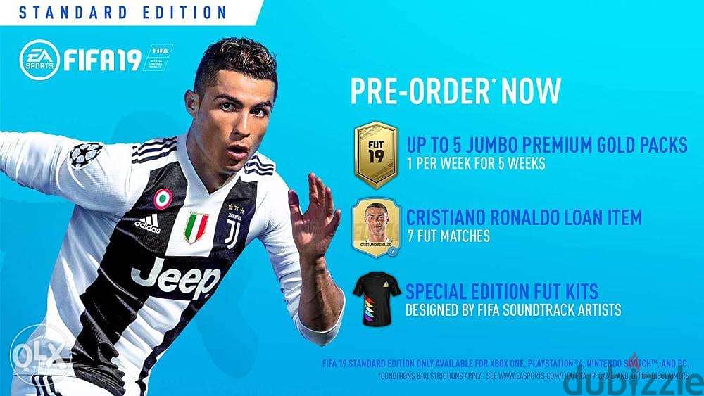 أسطوانة أستعمال خفيف فيفا 19 FIFA 19 XBOX X / S - XBOX ONE 1