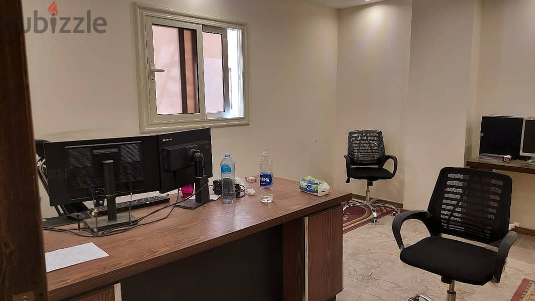 Office with administrative license for sale, fully finished, in Zahraa El Maadi 2