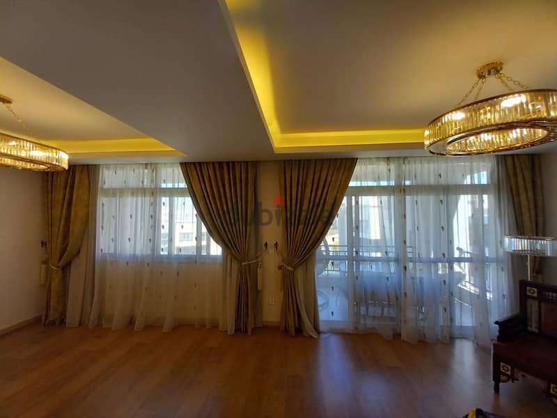 Fully furnished apratment 270m for sale in cairo festival city - festival living - prime location 15