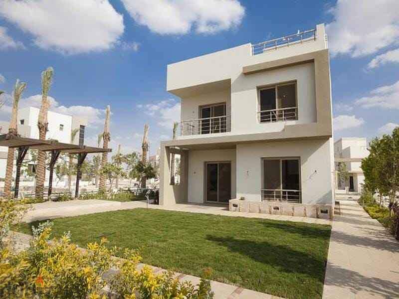 Villa 227m In Palm Hills Compound Compound On Landscape With Installments Over 8 Years 2