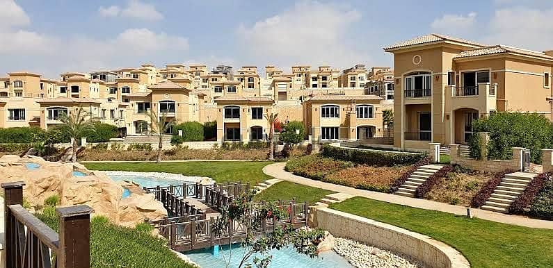 Separate villa 450m in the first settlement near Cairo Festival in Stone park Compound 2