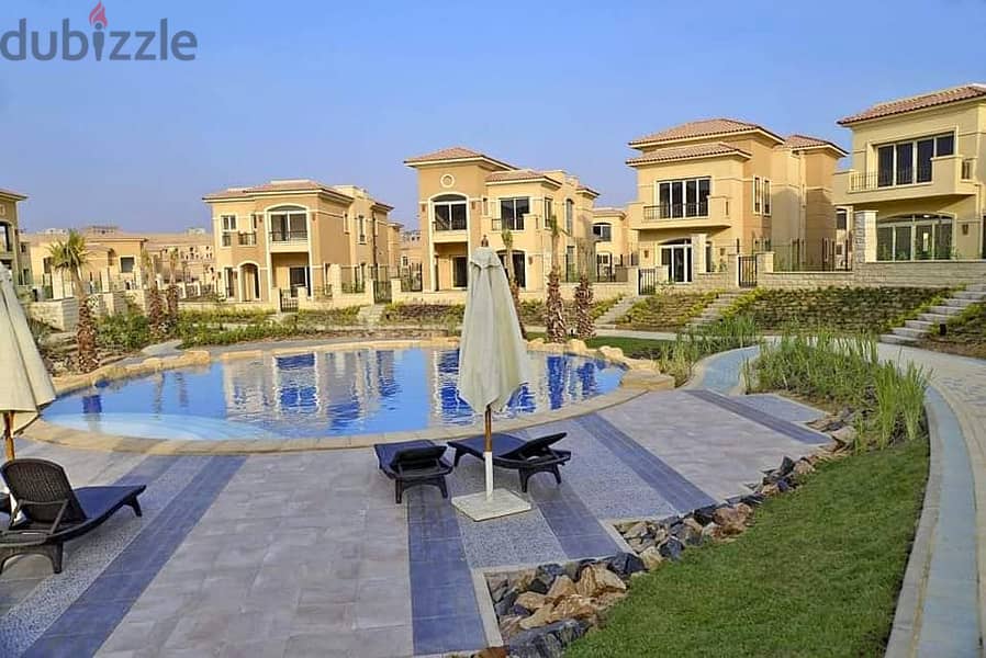Separate villa 450m in the first settlement near Cairo Festival in Stone park Compound 4