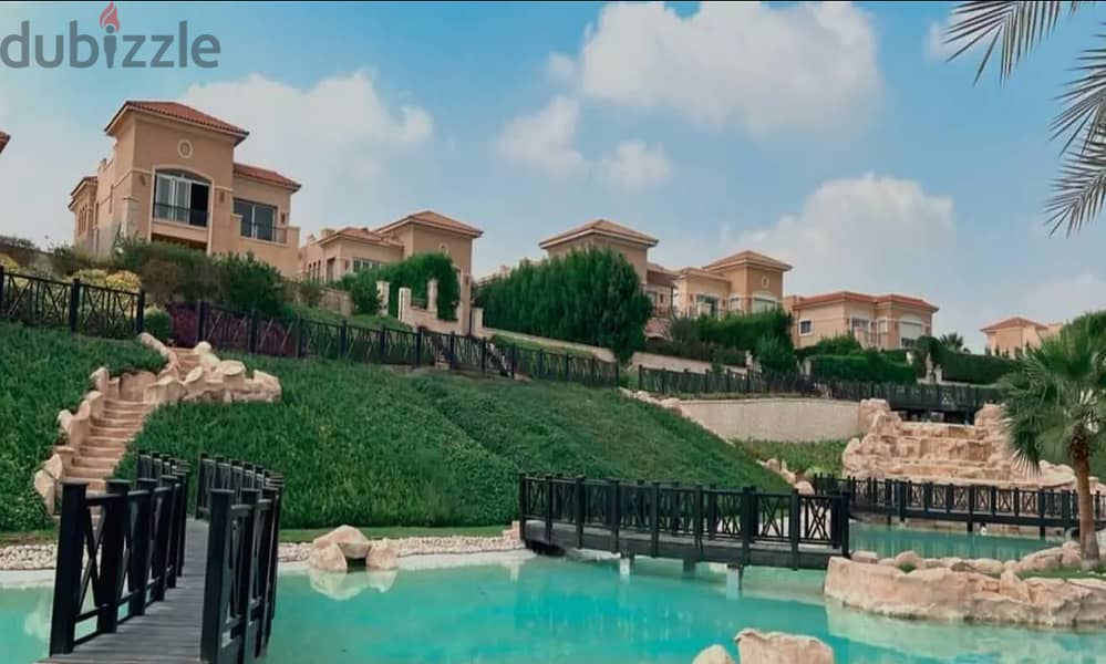 Separate villa 450m in the first settlement near Cairo Festival in Stone park Compound 6
