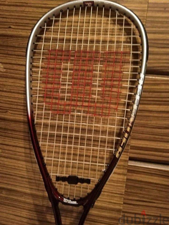 ٢ مضرب اسكواش حالة ممتازة Wilson squash racket 2