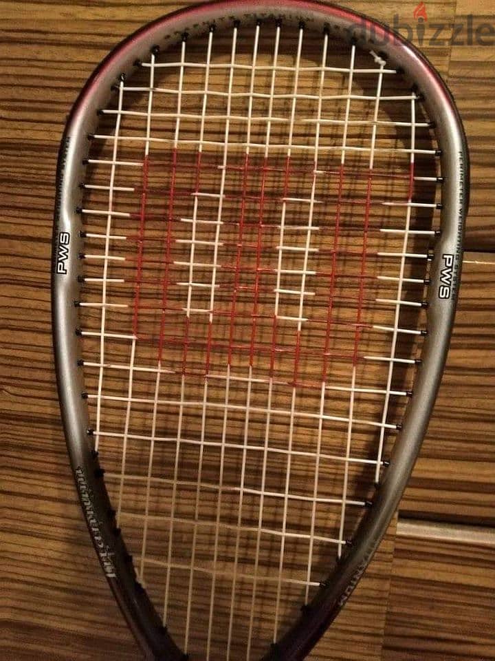 ٢ مضرب اسكواش حالة ممتازة Wilson squash racket 6