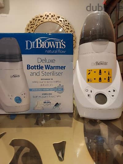 Dr brown deluxe bottle warmer and sterilizer exactly as New