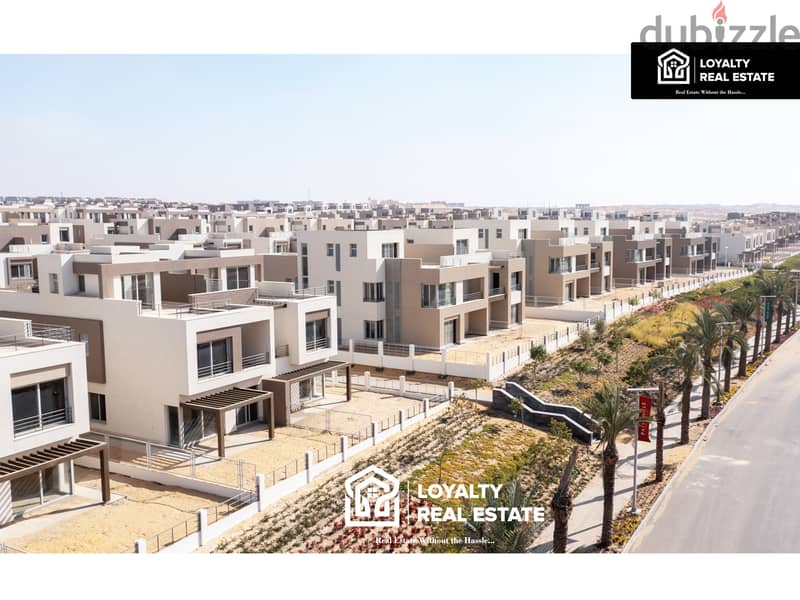 "Apartment with garden for sale in Palm Hills Compound, New Cairo. ready to move" 3