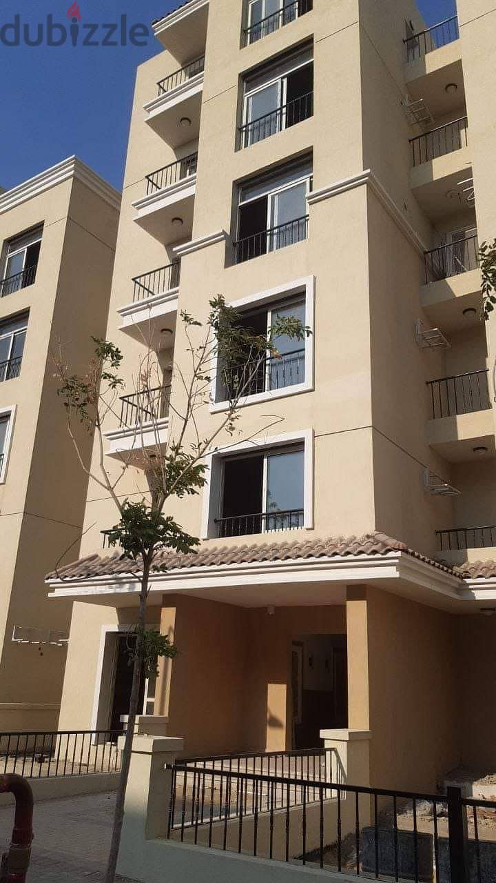 I own an apartment in the heart of Mostaqbal City, next to Madinaty, in the SARAI Compound. A discount is available in the case of cash, 42% + 10% dow 1