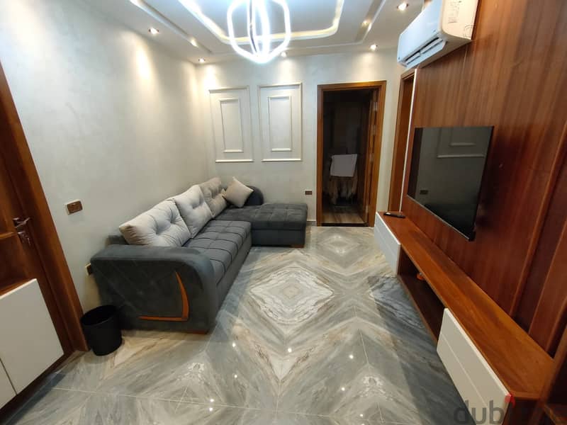 شقة مفروشة 3 غرف للإيجار في شارع عبدالمنعم رياض 9