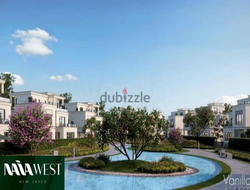 Town house 195 meters in Naia west new zayed down payment 10% 2