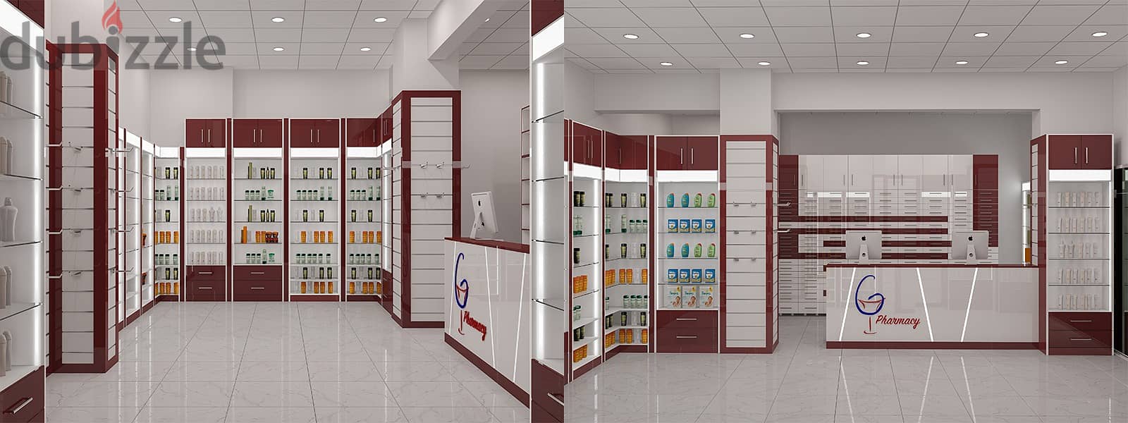 A pharmacy for sale in a main square serving 114 clinics in the first commercial area will be operated in installments for 7 years. 3