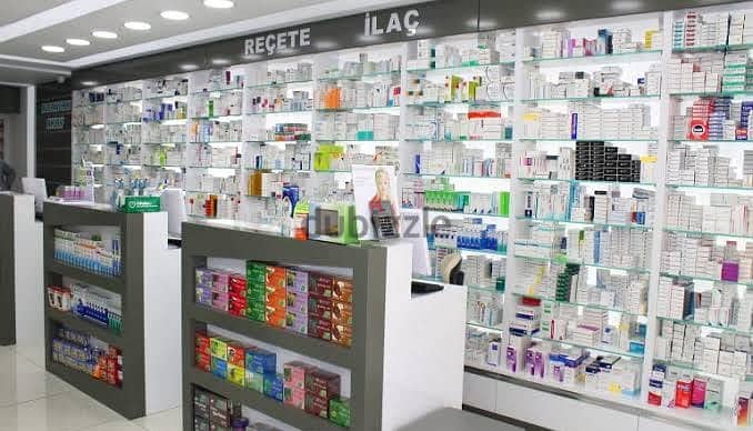 A pharmacy for sale in a main square serving 114 clinics in the first commercial area will be operated in installments for 7 years. 12