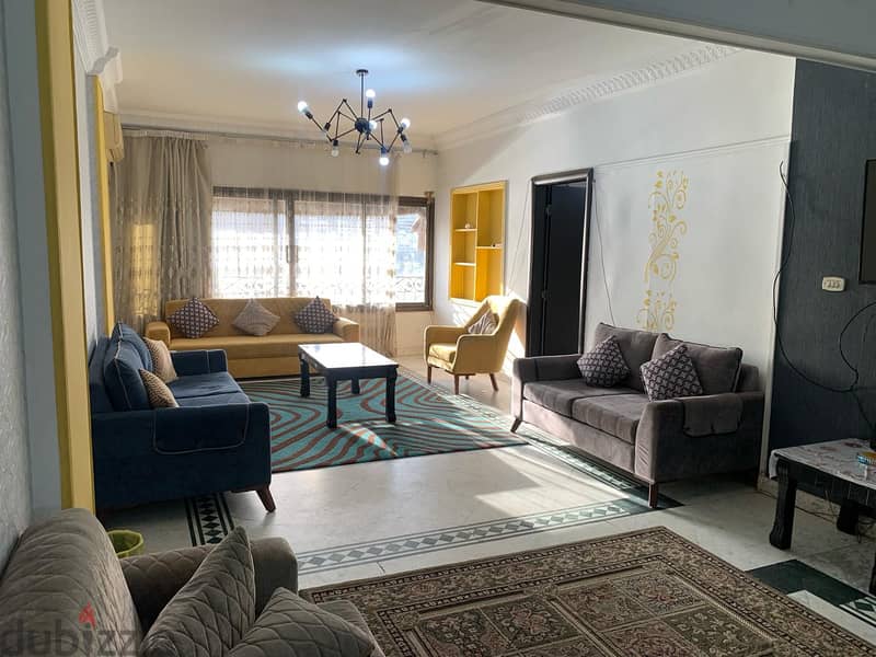 Furnished 3-room apartment on the Nile for rent 1