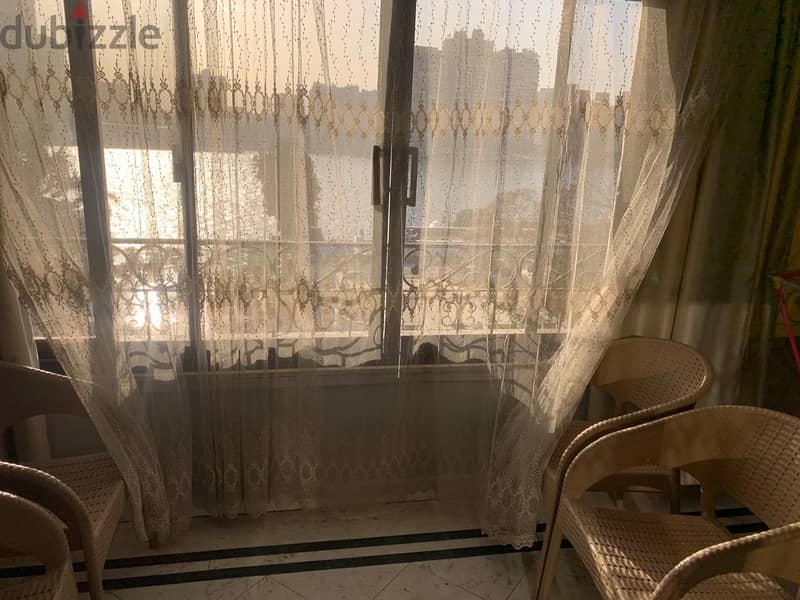 Furnished 3-room apartment on the Nile for rent 2
