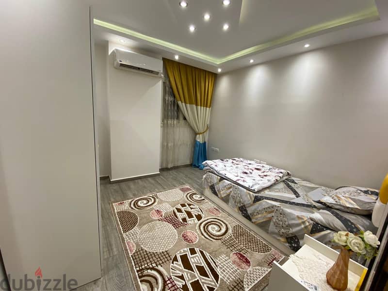 شقة 4 غرف للإيجار المفروش في المهندسين شارع دمشق 8