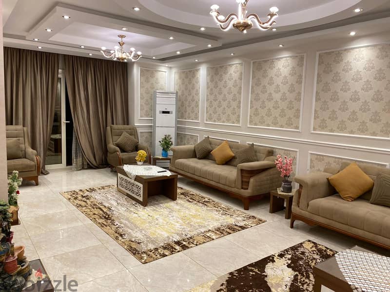 4-room apartment for rent furnished in Mohandiseen, Damascus Street 22