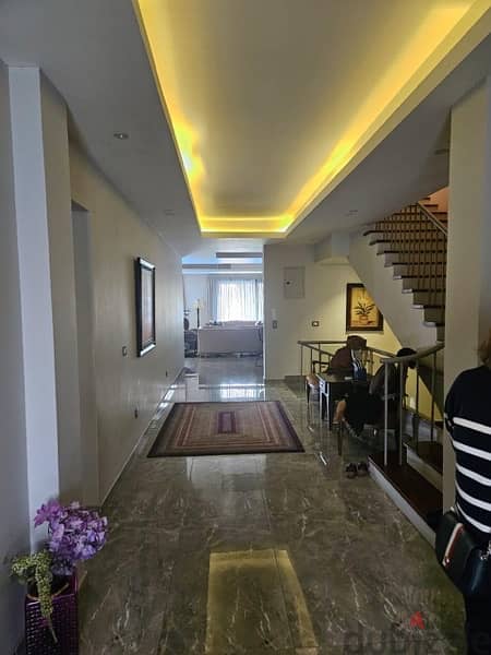 Semi furnished villa first row in Katamya Duens 1