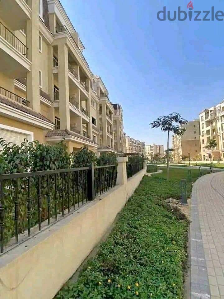 Apartment for sale in Sarai Compound, New Cairo Distinctive location next to Madinaty 3