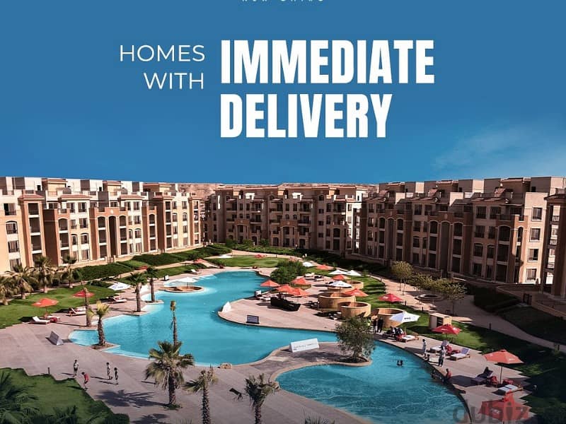 Receive your apartment immediately with equal installments in the heart of the Fifth Settlement, with a private garden area in Stone Residence 1